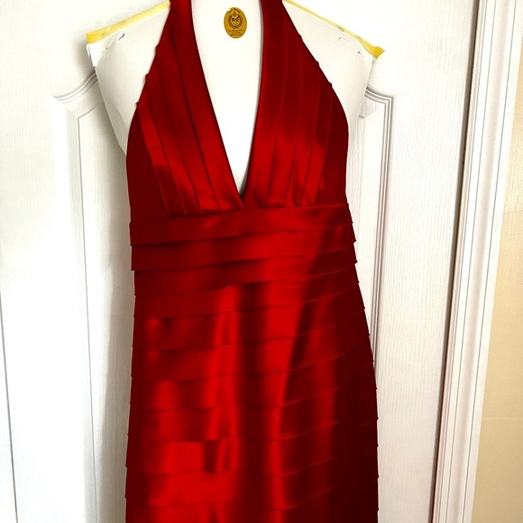 BCBGMaxAzria Dresses & Skirts - Red Satin Dress